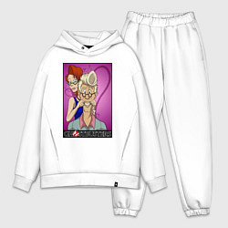 Мужской костюм оверсайз Ghostbusters - Egon and Janine, цвет: белый