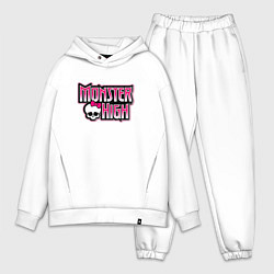Мужской костюм оверсайз Monster High надпись