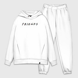 Мужской костюм оверсайз Friends, цвет: белый