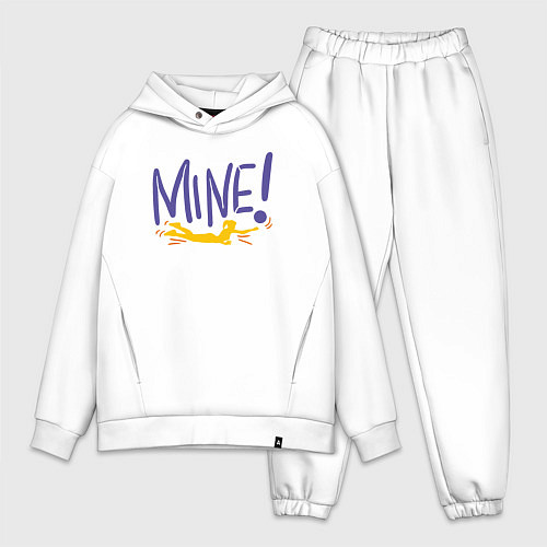 Мужской костюм оверсайз Он мой / Белый – фото 1