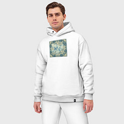 Мужской костюм оверсайз Голубь мира, цвет: белый — фото 2