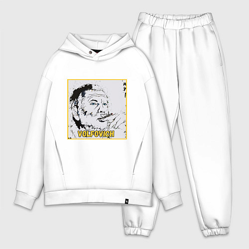 Мужской костюм оверсайз Volfovich Art Black coin / Белый – фото 1