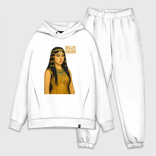 Мужской костюм оверсайз Билли Айлиш фараон / Белый – фото 1