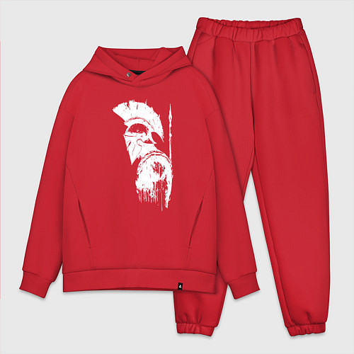 Мужской костюм оверсайз Один из 300 спартанцев / Красный – фото 1