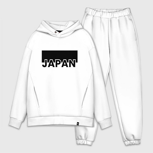 Мужской костюм оверсайз Japan / Белый – фото 1