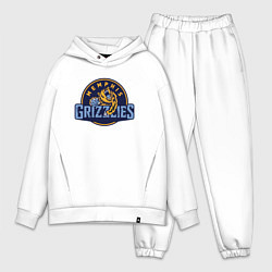 Мужской костюм оверсайз Memphis Grizzlies - NBA, цвет: белый