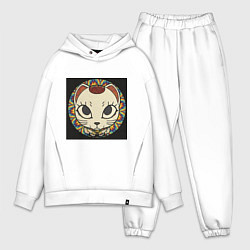 Мужской костюм оверсайз Радужный Дандадан