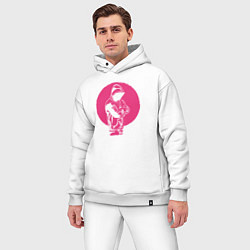 Мужской костюм оверсайз Squid game army, цвет: белый — фото 2