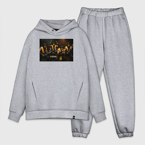 Мужской костюм оверсайз Sorpions Mortal Kombat / Меланж – фото 1