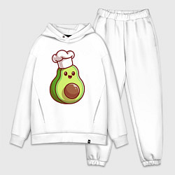 Мужской костюм оверсайз Повар авокадо