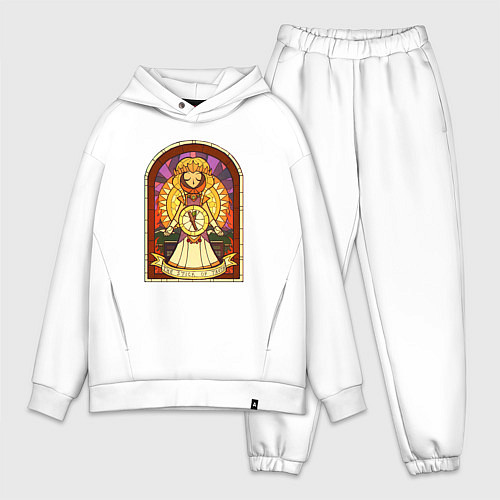 Мужской костюм оверсайз Принцесса Кенни витраж / Белый – фото 1