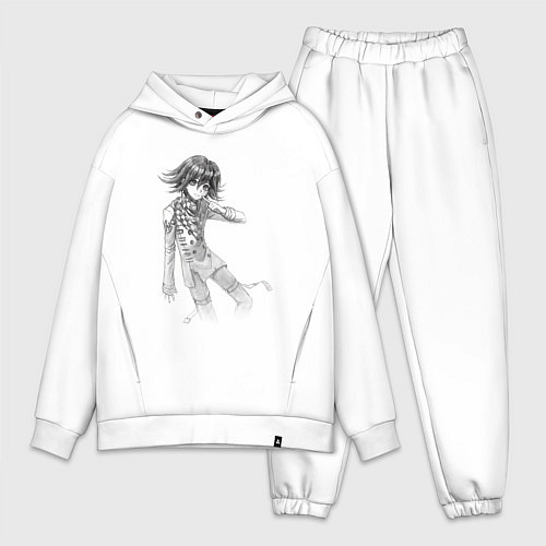 Мужской костюм оверсайз Данганронпа V3 - Кокичи Ома / Белый – фото 1