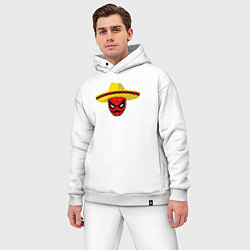 Мужской костюм оверсайз Мексиканский человек-паук, цвет: белый — фото 2