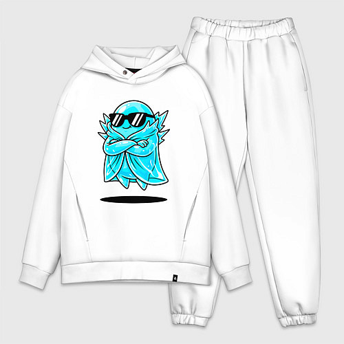 Мужской костюм оверсайз Ледяной призрак / Белый – фото 1