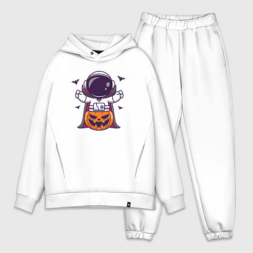 Мужской костюм оверсайз Spaceman halloween / Белый – фото 1