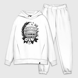 Мужской костюм оверсайз Колизей в цвету: аромат Италии