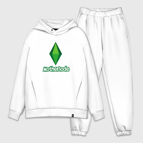 Мужской костюм оверсайз The Sims Код / Белый – фото 1