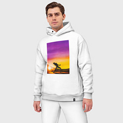 Мужской костюм оверсайз Богемская рапсодия, цвет: белый — фото 2