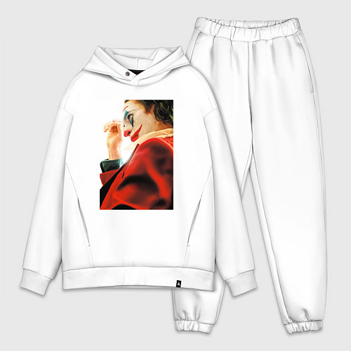 Мужской костюм оверсайз Джокер - Хоакин Феникс / Белый – фото 1