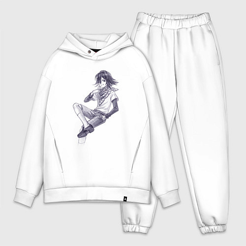 Мужской костюм оверсайз Данганронпа V3 - Кокичи Ома / Белый – фото 1