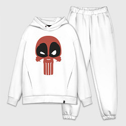 Мужской костюм оверсайз Deadpool skeletor, цвет: белый