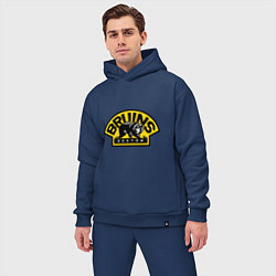 Мужской костюм оверсайз HC Boston Bruins Label, цвет: тёмно-синий — фото 2