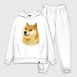 Мужской костюм оверсайз Doge, цвет: белый