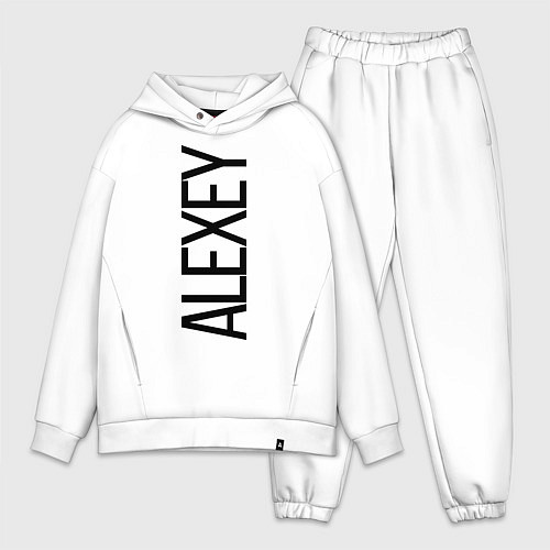 Мужской костюм оверсайз Алексей / Белый – фото 1