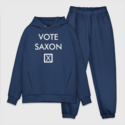 Мужской костюм оверсайз Vote Saxon, цвет: тёмно-синий