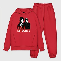 Мужской костюм оверсайз True Detective, цвет: красный