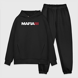 Мужской костюм оверсайз Mafia III, цвет: черный