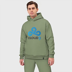 Мужской костюм оверсайз Cloud9, цвет: авокадо — фото 2