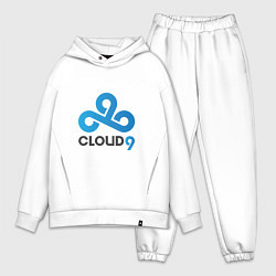Мужской костюм оверсайз Cloud9, цвет: белый