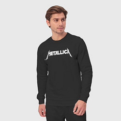 Костюм хлопковый мужской Metallica, цвет: черный — фото 2