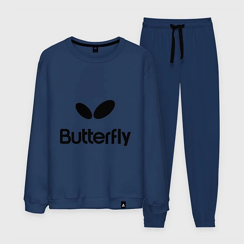 Мужской костюм Butterfly Logo / Тёмно-синий – фото 1