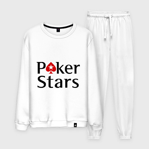 Мужской костюм Poker Stars / Белый – фото 1