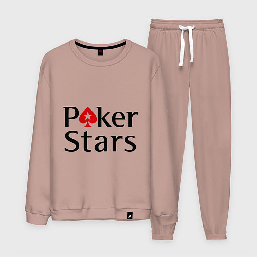 Мужской костюм Poker Stars / Пыльно-розовый – фото 1