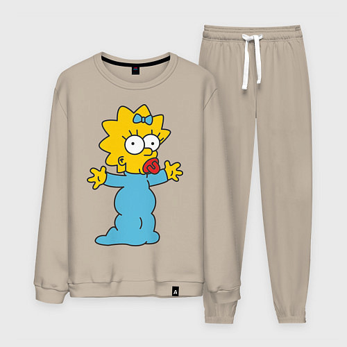 Мужской костюм Maggie Simpson / Миндальный – фото 1