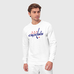 Костюм хлопковый мужской Washington Capitals, цвет: белый — фото 2