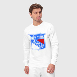 Костюм хлопковый мужской New York Rangers, цвет: белый — фото 2