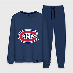 Костюм хлопковый мужской Montreal Canadiens, цвет: тёмно-синий