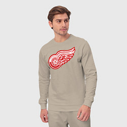 Костюм хлопковый мужской Detroit Red Wings, цвет: миндальный — фото 2