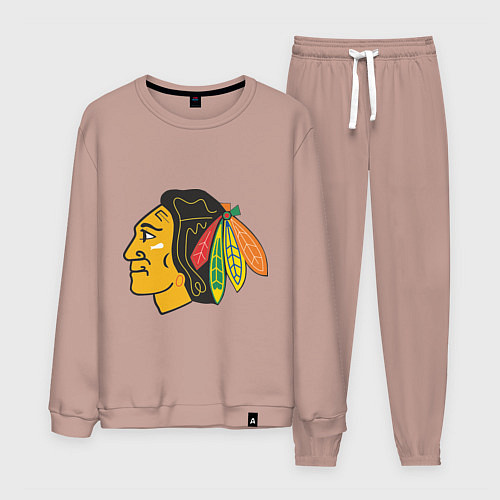 Мужской костюм Chicago Blackhawks / Пыльно-розовый – фото 1