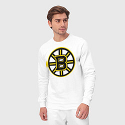 Костюм хлопковый мужской Boston Bruins, цвет: белый — фото 2