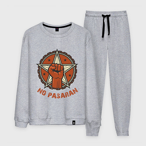 Мужской костюм No Pasaran / Меланж – фото 1