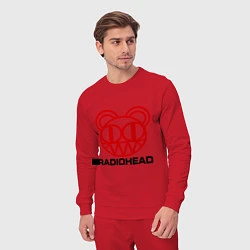 Костюм хлопковый мужской Radiohead, цвет: красный — фото 2