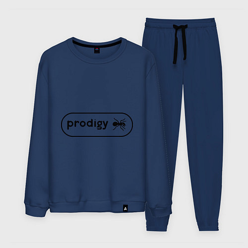 Мужской костюм Prodigy лого с муравьем / Тёмно-синий – фото 1