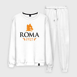 Костюм хлопковый мужской AS Roma 1927, цвет: белый