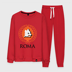 Костюм хлопковый мужской Roma, цвет: красный