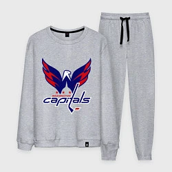Костюм хлопковый мужской Washington Capitals: Ovechkin, цвет: меланж